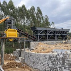 Forced Mobile Concrete Plant