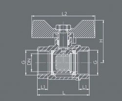 JL-B1190C BRASS BALL VALVE
