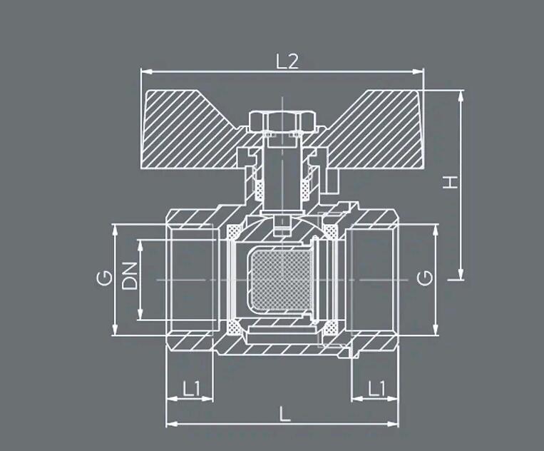 JL-B1190C BRASS BALL VALVE