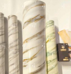 Golden Marble Pattern Embossed Foil