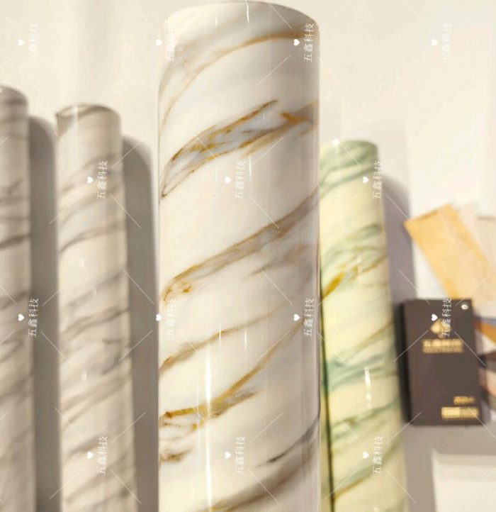 Golden Marble Pattern Embossed Foil