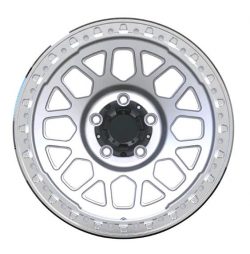 Deep Dish Silver With Polish Beadlock Off-Road Forged Wheel
