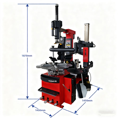 Right-Assist-Arm Tilting Column Fully Automatic Tire Changer