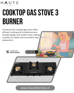 Efficient Cooking with a Modern 3 Burner Cooktop