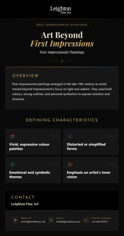 Post-Impressionist Paintings: Art Beyond First Impressions