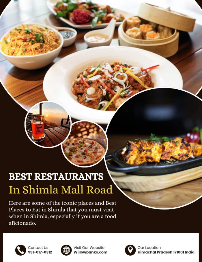 Best Restaurants in Shimla Mall Road Offering Taste & Scenic Charm