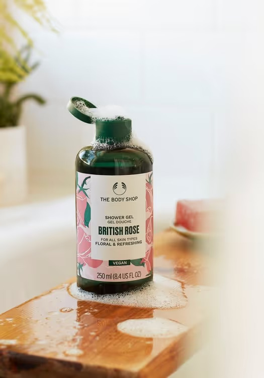 British Rose Body Shower Gel for Soft & Fresh Skin