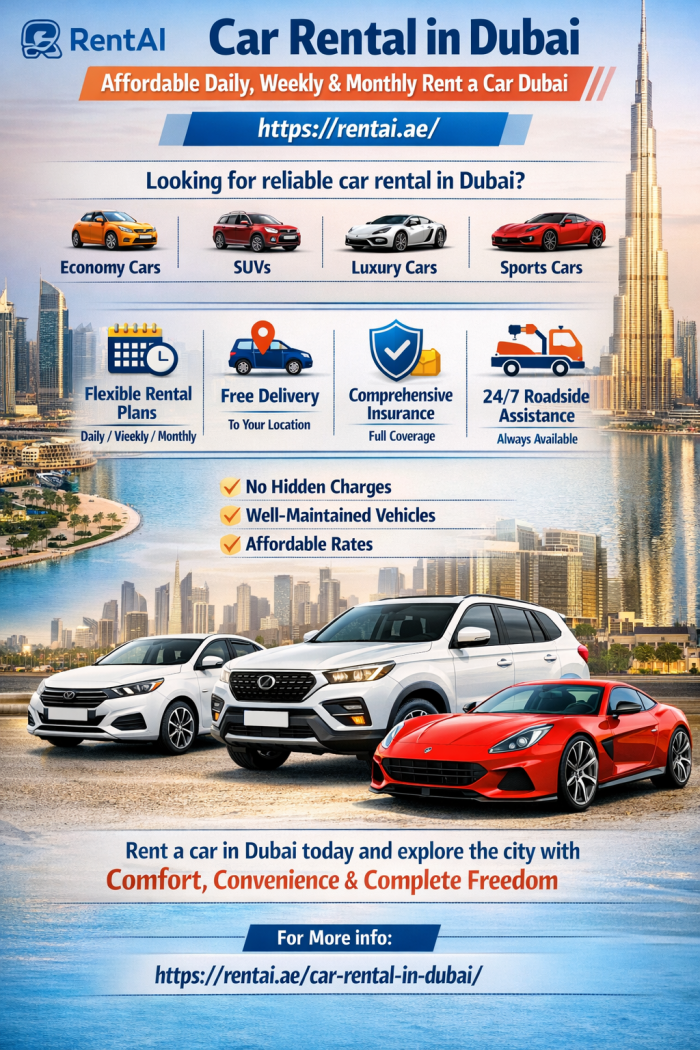 Car Rental in Dubai – Affordable Daily, Weekly & Monthly Rent a Car Dubai