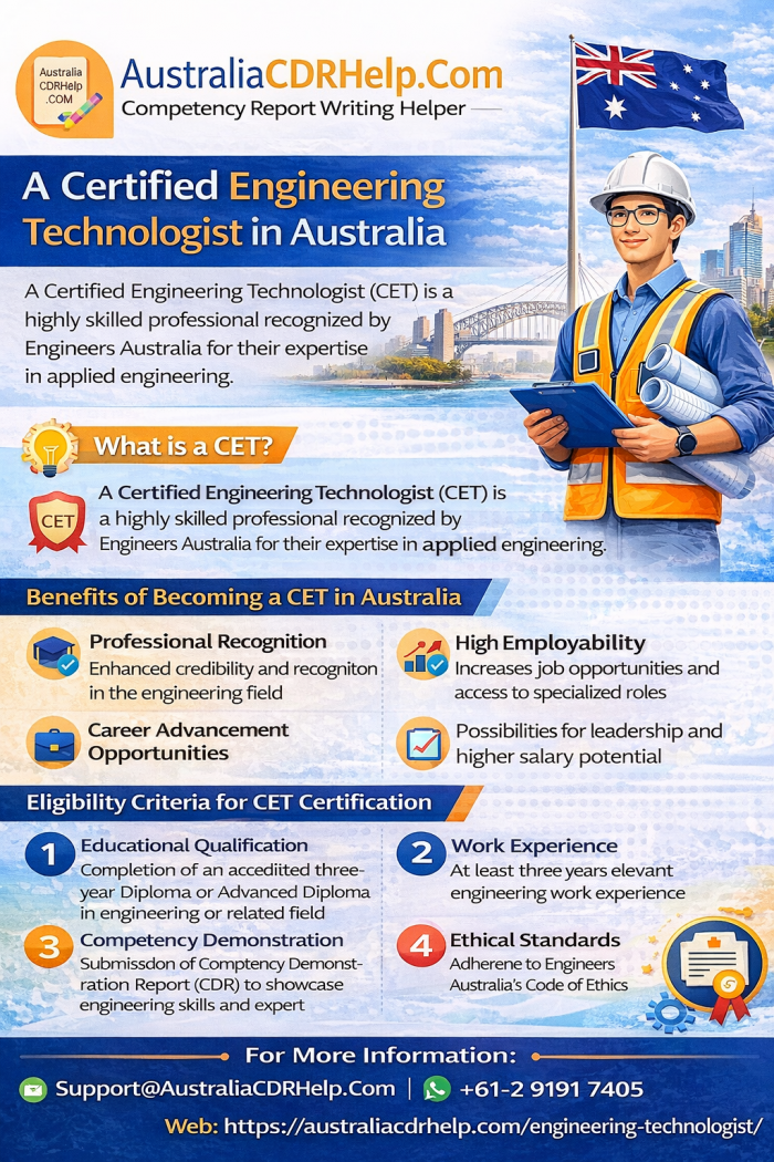 Certified Engineering Technologist in Australia