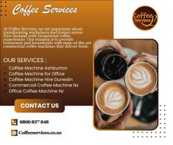 Coffee Machine Ashburton – Quality Coffee Machines by Coffee Services