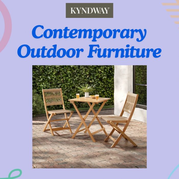 Contemporary Outdoor Furniture for Modern Living