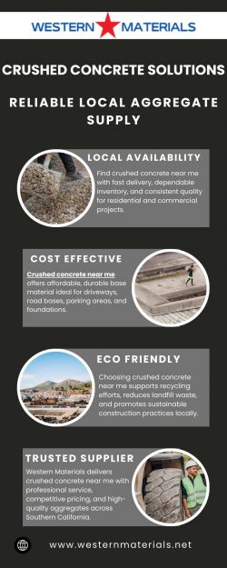 Crushed Concrete Near Me – Western Materials