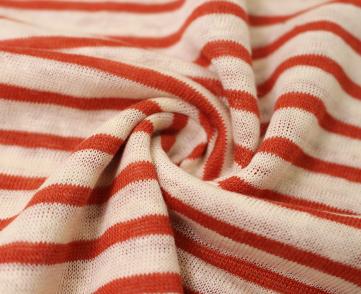DD1901121-1 Linen Stripe Knit Fabric Wholesaler