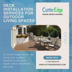 Deck Installation Services for Outdoor Living Spaces