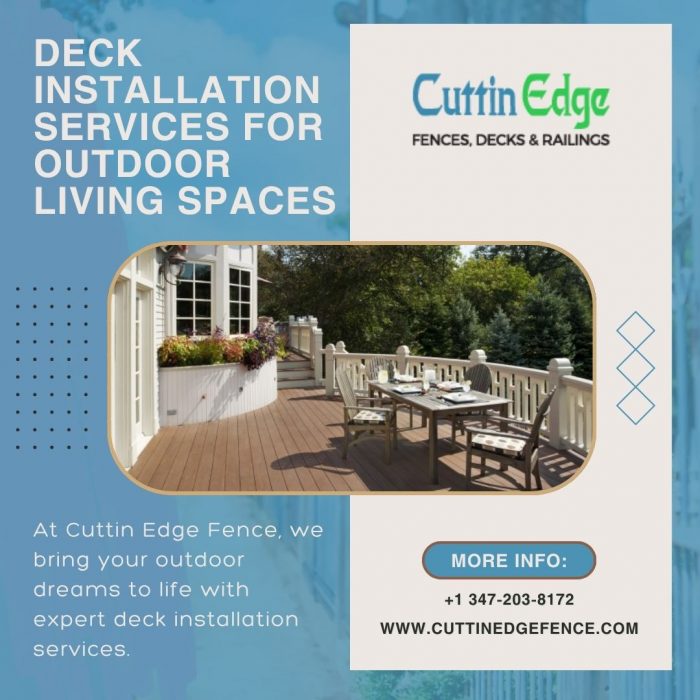 Deck Installation Services for Outdoor Living Spaces