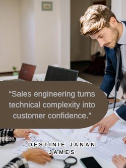 Destinie Janan James Explores Sales Engineering Growth
