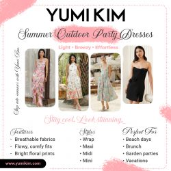 Stylish Summer Outdoor Party Dresses for Chic Daytime Celebrations and Events