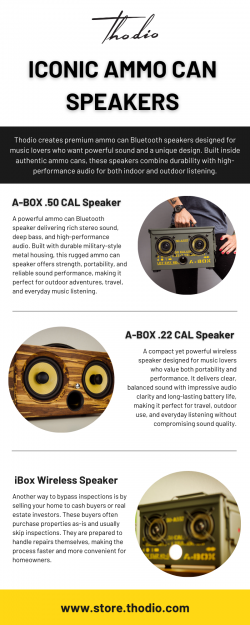 Iconic Ammo Can Speaker: Powerful Bluetooth Sound in a Rugged Design