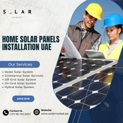 home solar panels installation UAE