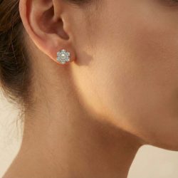 Buy Lab Grown Diamond Stud Earrings Online | Lukson