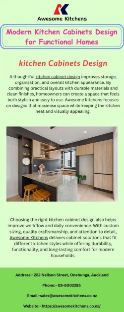 Modern Kitchen Cabinets Design for Functional Homes