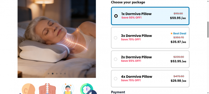 https://www.facebook.com/DormivaPillowUSA/