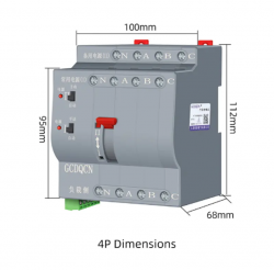 2P 4P High-Performance Electrical Millisecond-Level Dual Power Automatic Transfer Switch
