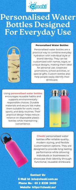 Personalised Water Bottles Designed For Everyday Use