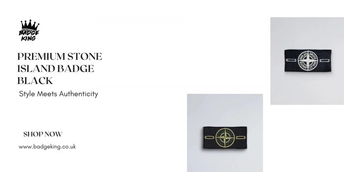 Premium Stone Island Badge Black – Style Meets Authenticity