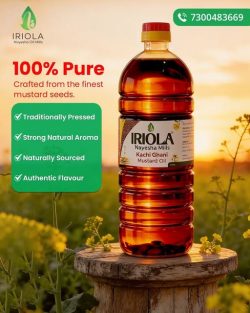 Pure Goodness in Every Drop – Iriola Kachi Ghani Mustard Oil