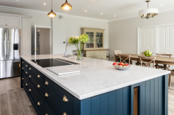Classic Marble Look With Unistone Carrara Venatino Quartz Worktop