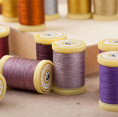 Shimmer and Strength with Metallic Yarn