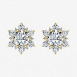ShopQSE: Elevating Elegance with Diamond Snowflake Earrings and 2 Ct Lab Grown Diamond Jewelry