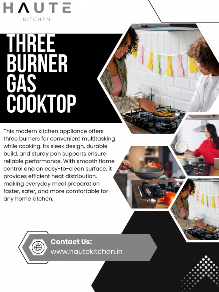 Upgrade Your Kitchen with Three Burner Gas Cooktop