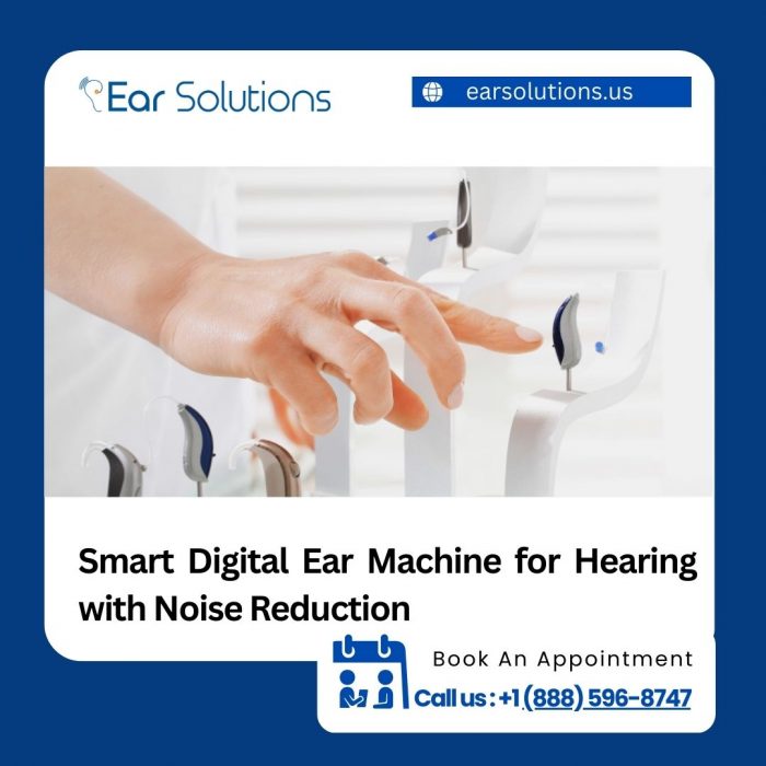 Smart Digital Ear Machine For Hearing With Noise Reduction