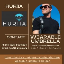 Wearable Umbrella Hands Free Holder For Rain And Sun Protection