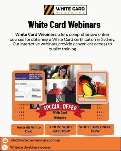 White Card Online Now – Fast NSW Certification | White Card Webinars
