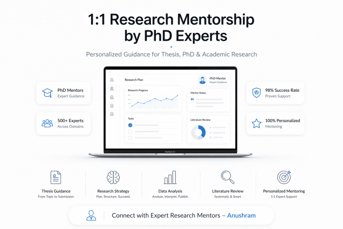 Research Mentor Support: 1:1 Guidance for Topic, Methodology & Writing – Anushram