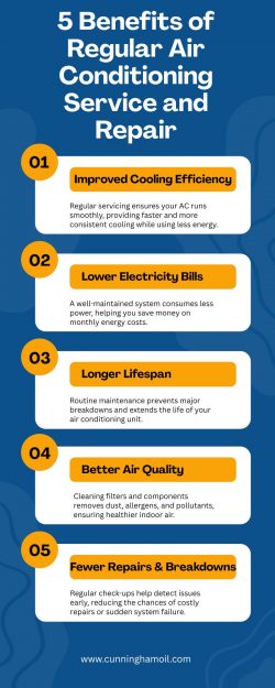 5 Benefits of Regular Air Conditioning Service and Repair