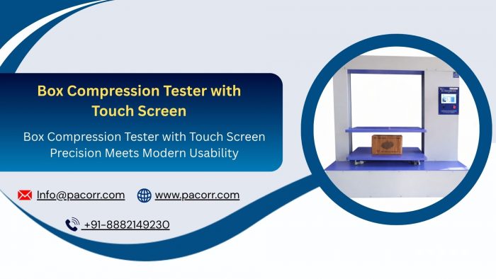 Box Compression Tester with Touch Screen Modern Solution for Packaging Strength Testing