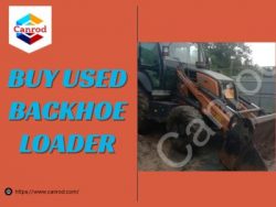 Buy Used Backhoe Loader on Canrod for Reliable Construction Work