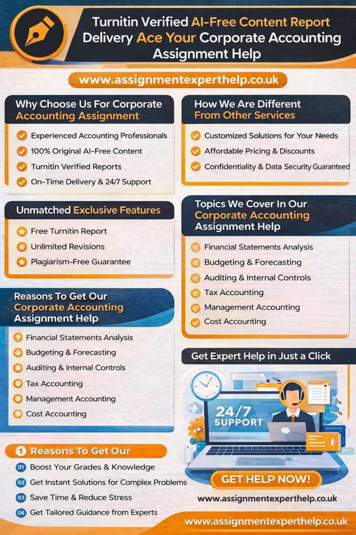 High-Quality Corporate Accounting Assignment Help You Can Trust