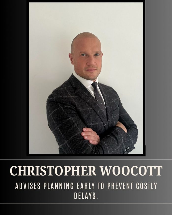Christopher Woocott Reveals Practical Tips for Avoiding Delays and Budget Overruns