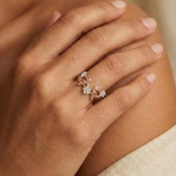 Shop Lab Grown Diamond Cocktail Rings Under 15000 Online