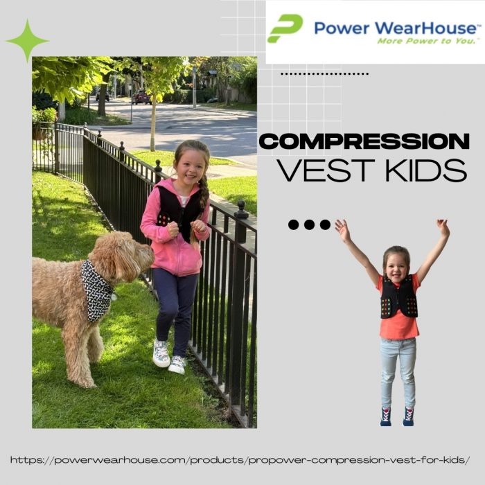 Compression Vest Kids Power Wearhouse for Everyday Support