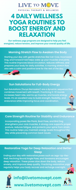 4 Daily Wellness Yoga Routines to Boost Energy and Relaxation