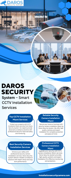 Daros Security System – Smart CCTV Installation Services