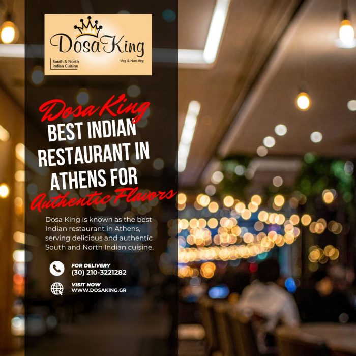 Dosa King – Best Indian Restaurant in Athens for Authentic Flavors