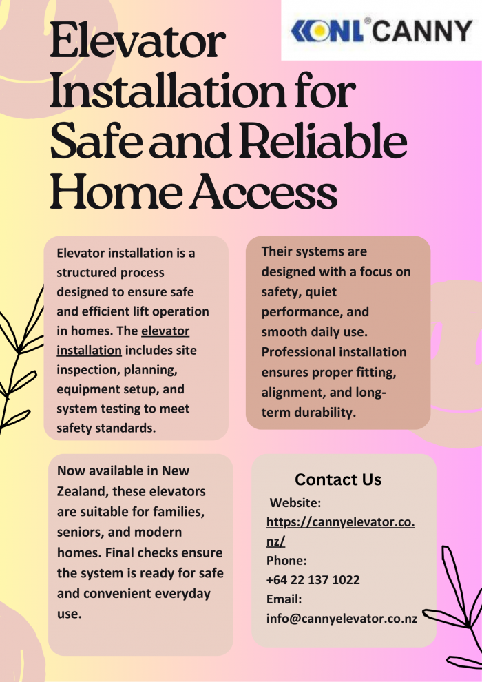 Elevator Installation for Safe and Reliable Home Access