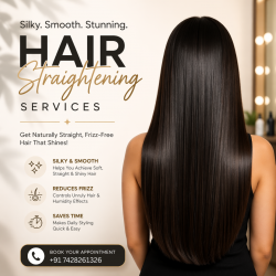 Hair Straightening Services – Smooth, Sleek & Frizz-Free Hair